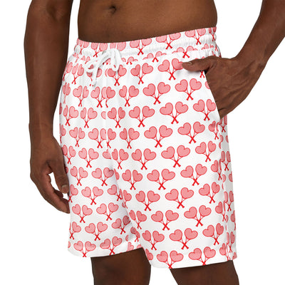 Love All Tennis Heart Swim Shorts