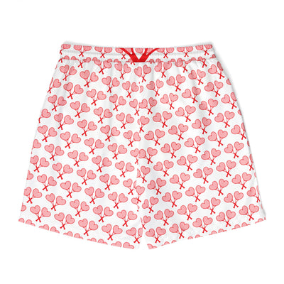 Love All Tennis Heart Swim Shorts