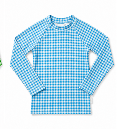 Love All Littles Gingham Rashguard