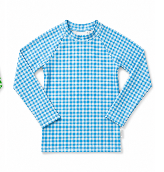 Love All Littles Gingham Rashguard